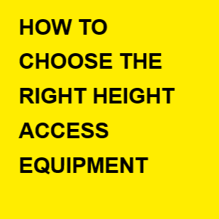 height access equipment