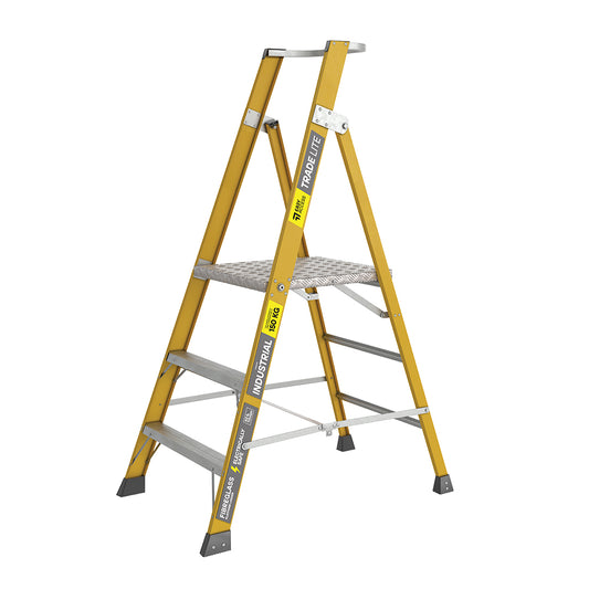 Easy Access TradeLite Fibreglass Platform Ladders
