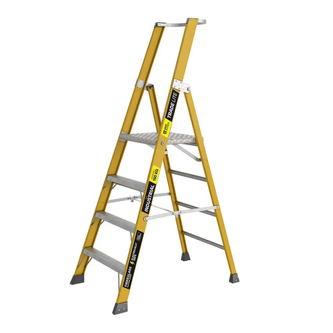 Easy Access TradeLite Fibreglass Platform Ladders
