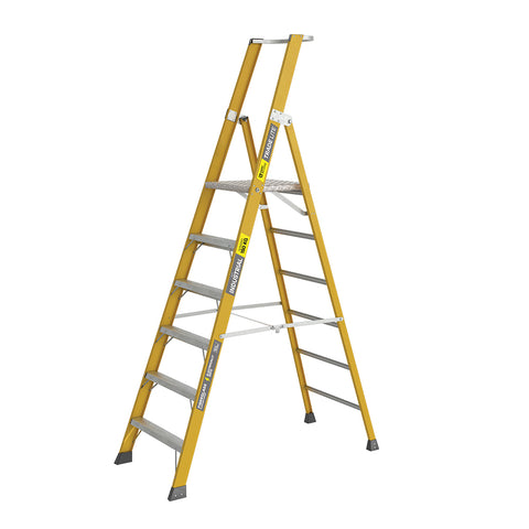 Easy Access TradeLite Fibreglass Platform Ladders