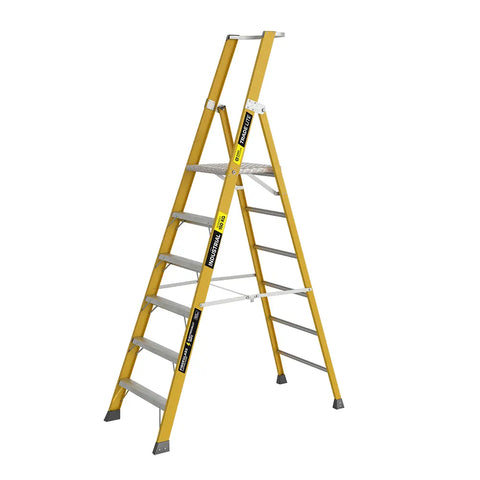 Easy Access TradeLite Fibreglass Platform Ladders