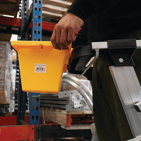 Easy Access TradeTough Clip-On Tool Bucket for Platform Ladders