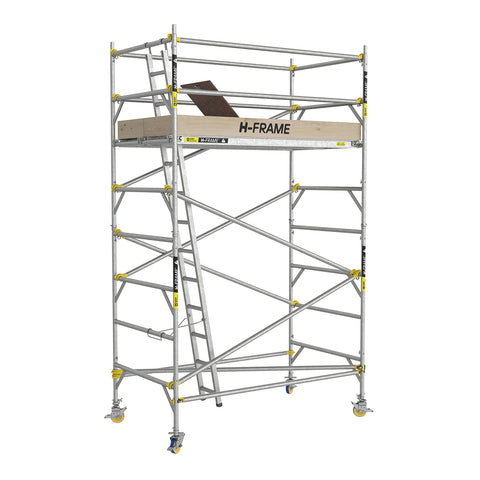 H-Frame Double Width Mobile Scaffold With Snaplock Bracing 2.4mL