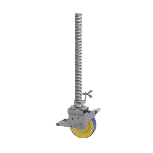 Easy Access H-Frame Height Adjustable Castors