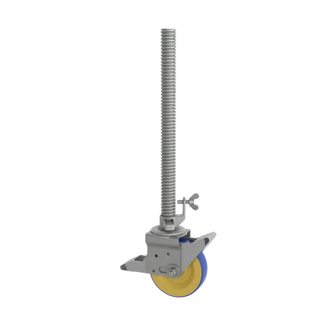 Easy Access H-Frame Height Adjustable Castors