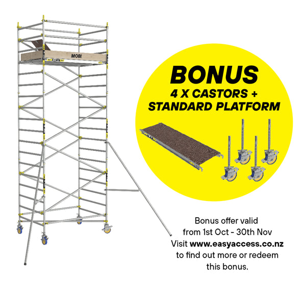 MOBI Double Width 4.75m High Platform