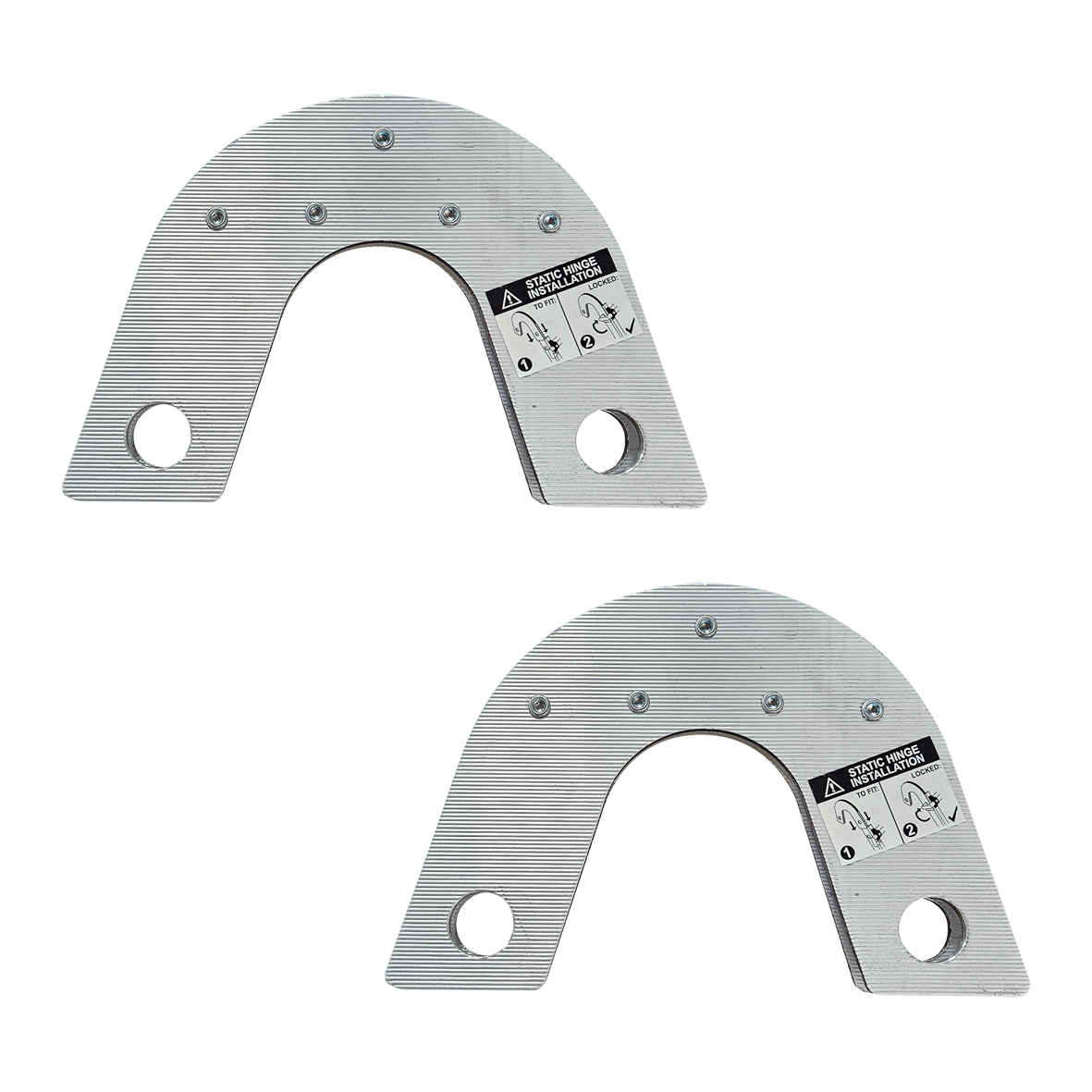 Easy Access Telescopic Ladder Brackets for All-In-One Ladders