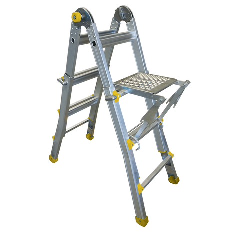 Easy Access TradeTough Clip-On Platform for Telescopic All-In-One Ladders