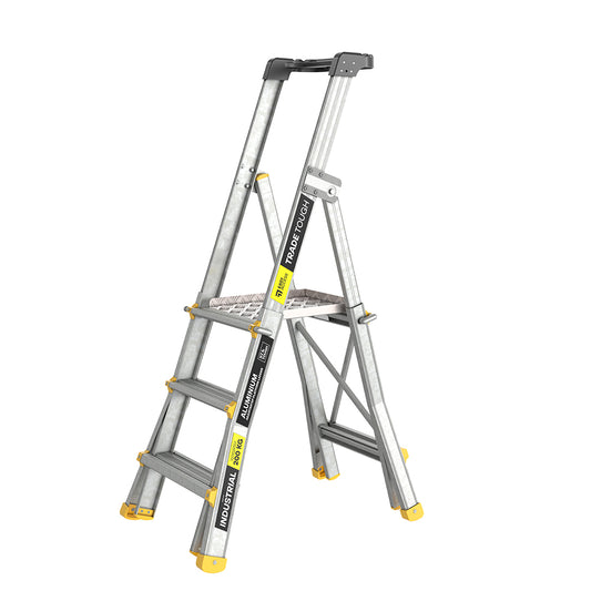 Easy Access TradeTough Telescopic Platform Ladder (AdjustaStep)