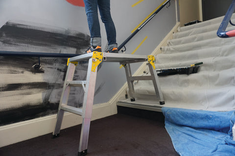 Easy Access TradeTough Height Adjustable Folding Work Platform