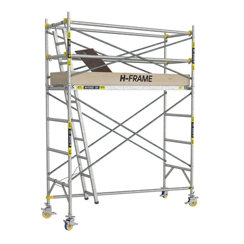 H-Frame Single Width Mobile Scaffold with Steel Scissor