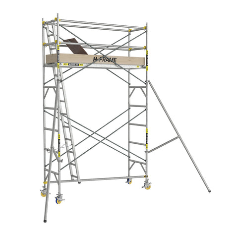 H-Frame Single Width Mobile Scaffold with Steel Scissor