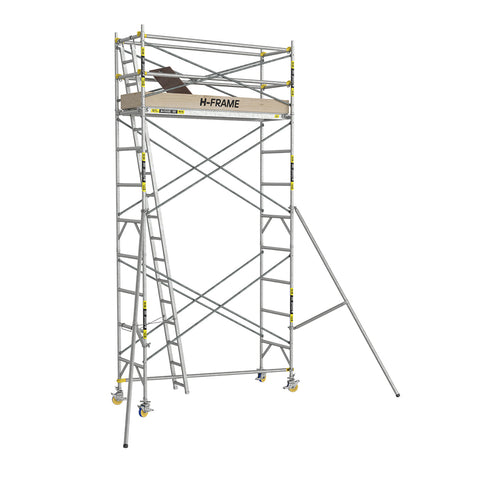 H-Frame Single Width Mobile Scaffold with Steel Scissor