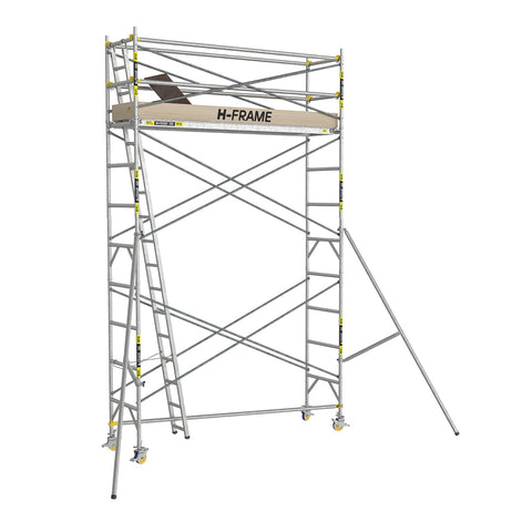 H-Frame Single Width Mobile Scaffold with Steel Scissor