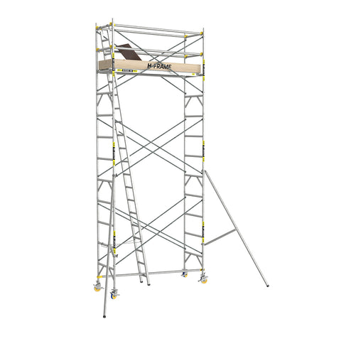 H-Frame Single Width Mobile Scaffold with Steel Scissor