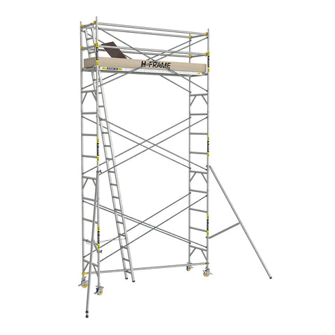 H-Frame Single Width Mobile Scaffold with Steel Scissor