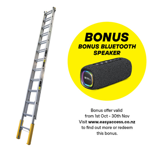 Easy Access TradeTough Extension Ladder w/ Levelling Feet