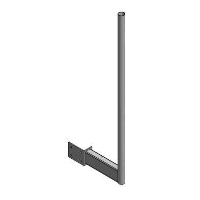 Edge Protection Bracket with Angled Screw Plate