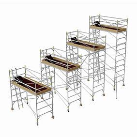 Double Width (1.37m) H Frame Platform with Steel Scissor Bracing