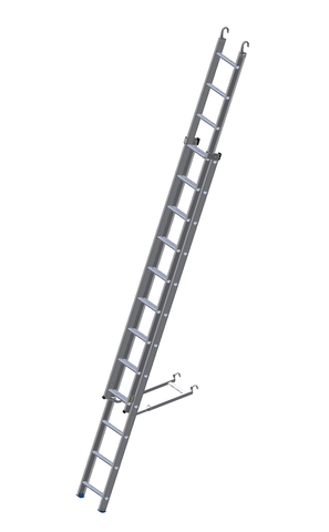 Clip-on Rolling Mobile Tower Extension Ladder