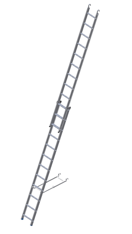 Clip-on Rolling Mobile Tower Extension Ladder