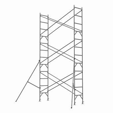 Single/3 Plank Width (0.8mW) Full Size Scaffold Tower