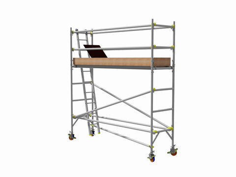 Single Width (0.8m) H Frame Platform with Snaplock Bracing