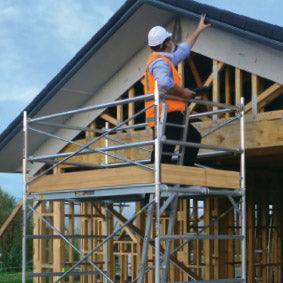 Single Width (0.8m) H Frame Platform with Steel Scissor Bracing