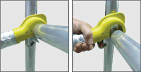 Single Width (0.8m) H Frame Platform with Snaplock Bracing