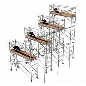 Single Width (0.8m) H Frame Platform with Steel Scissor Bracing
